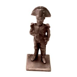 Vintage Miniature Napolean Pewter Figurine - Signed Wall 1979